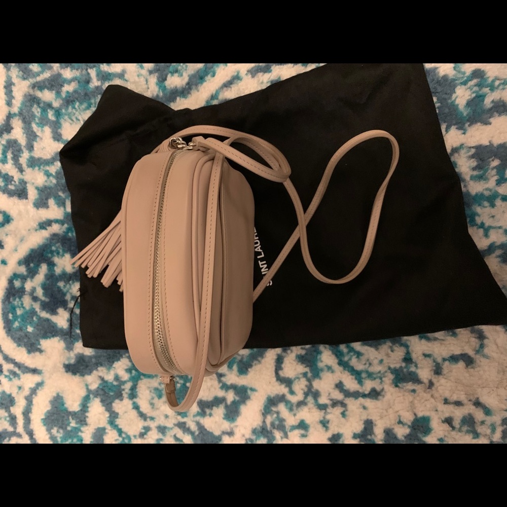 A Saint Laurent monogram mini blogger cros…